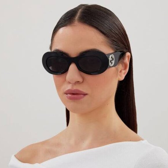 Gucci GG1696S 003 Sunglasses Violet Glitter Frame, Violet Lenses - Lowest Price! main image 8